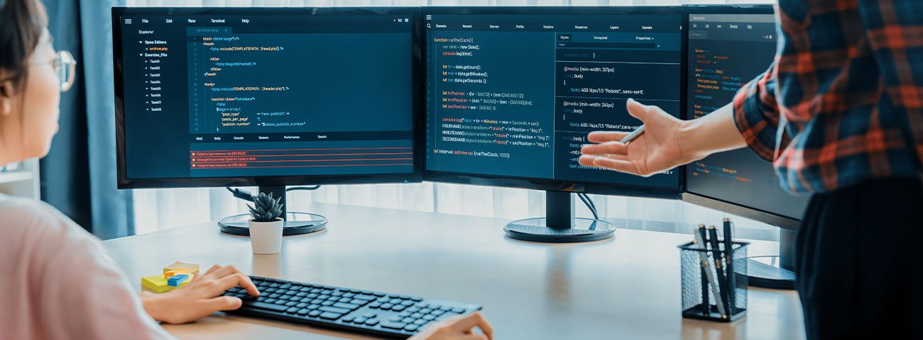 A computer monitor with creative web applications on the screen